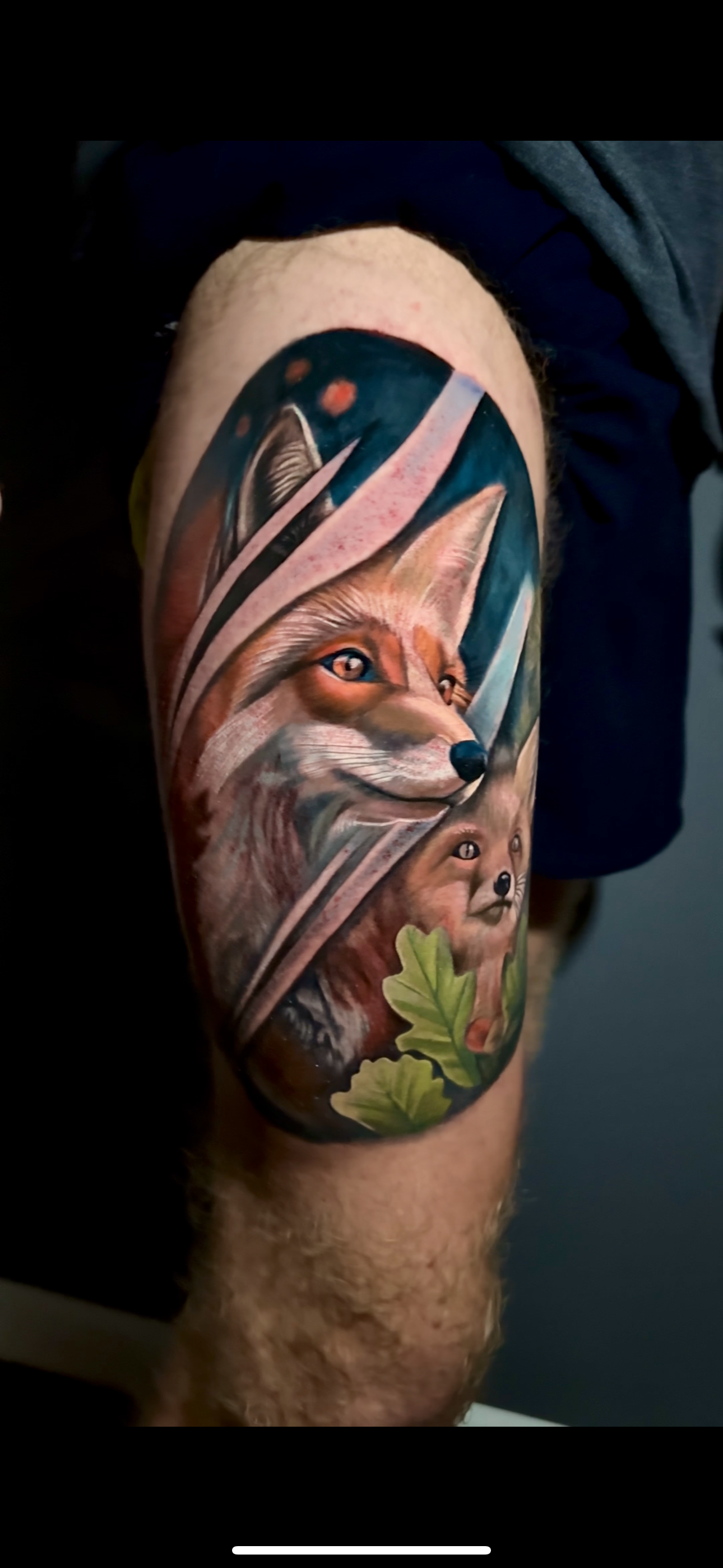 Custom tattoo by Bryn at Crafted Fate Art Collective