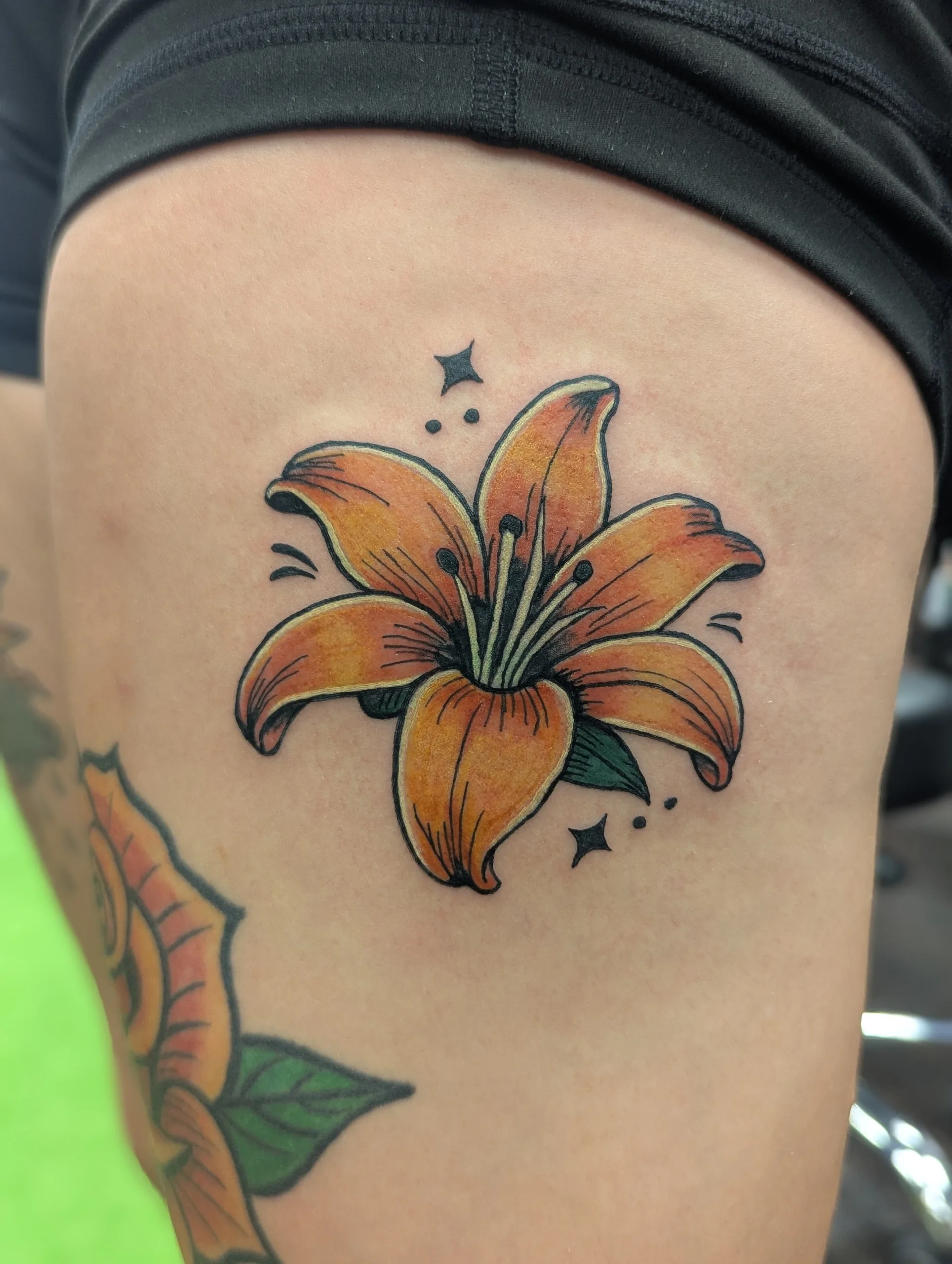 Custom tattoo by Ian at Crafted Fate Art Collective