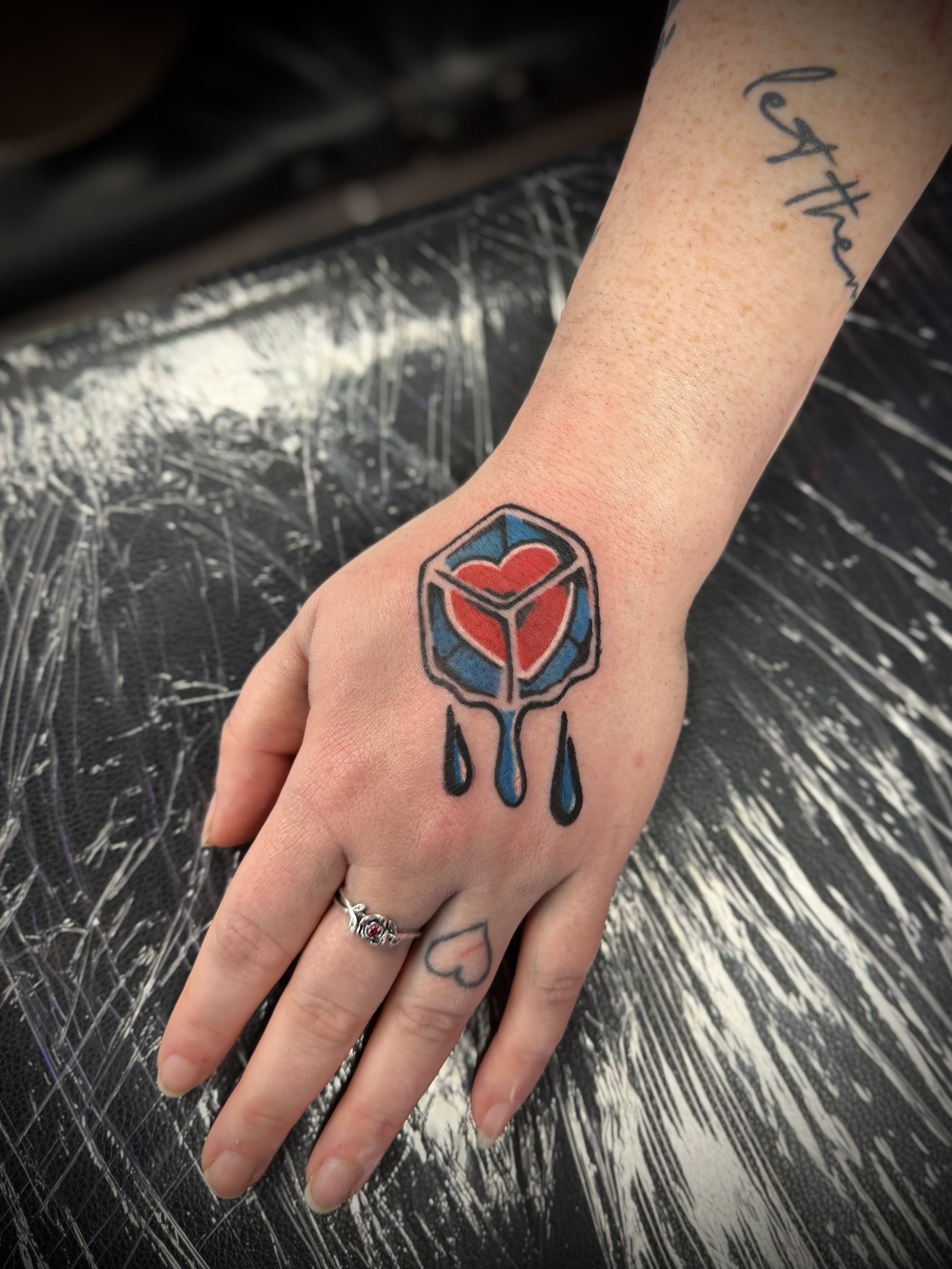 Custom tattoo by Jeffery at Crafted Fate Art Collective