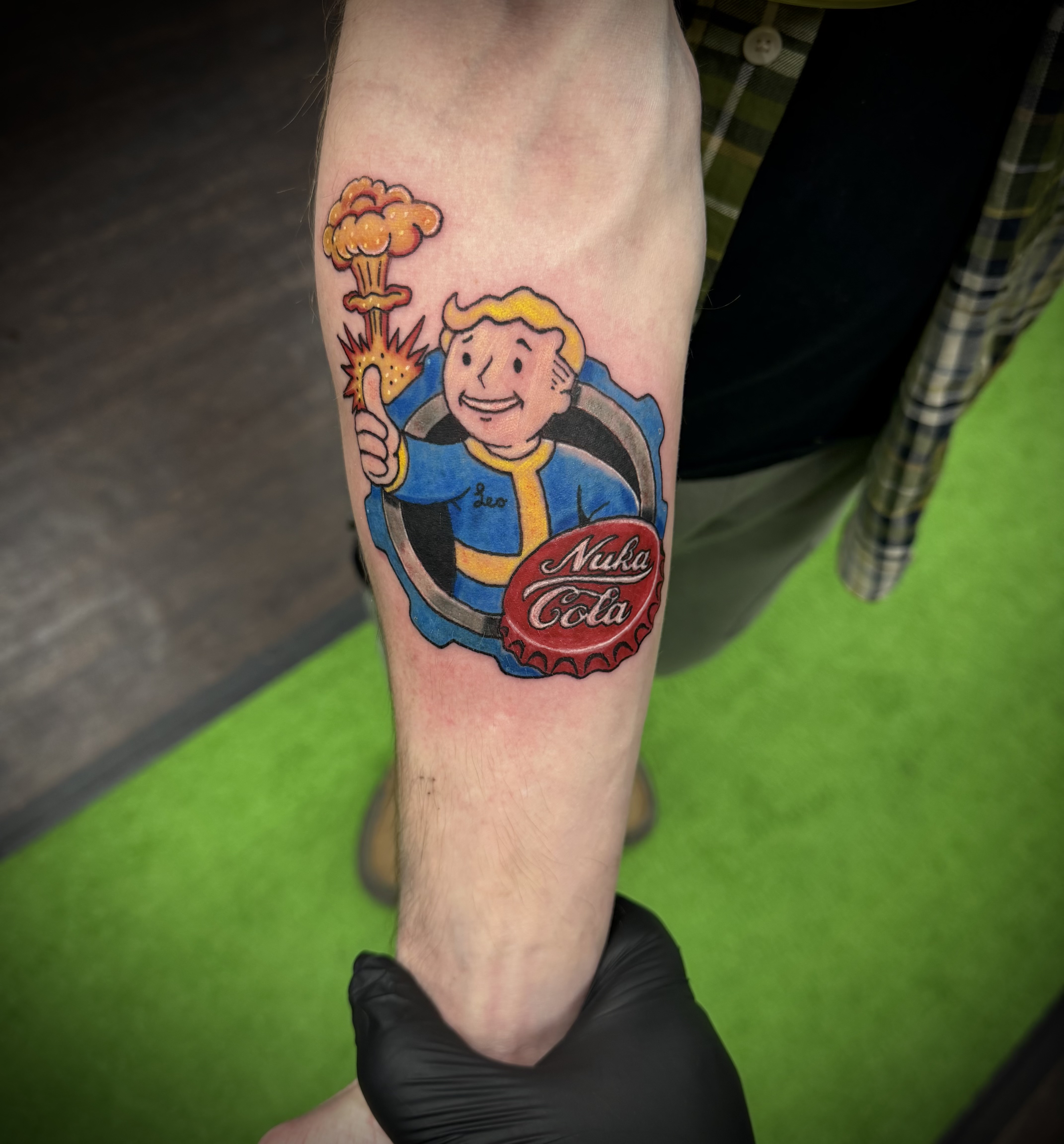 Custom tattoo by Jeffery at Crafted Fate Art Collective