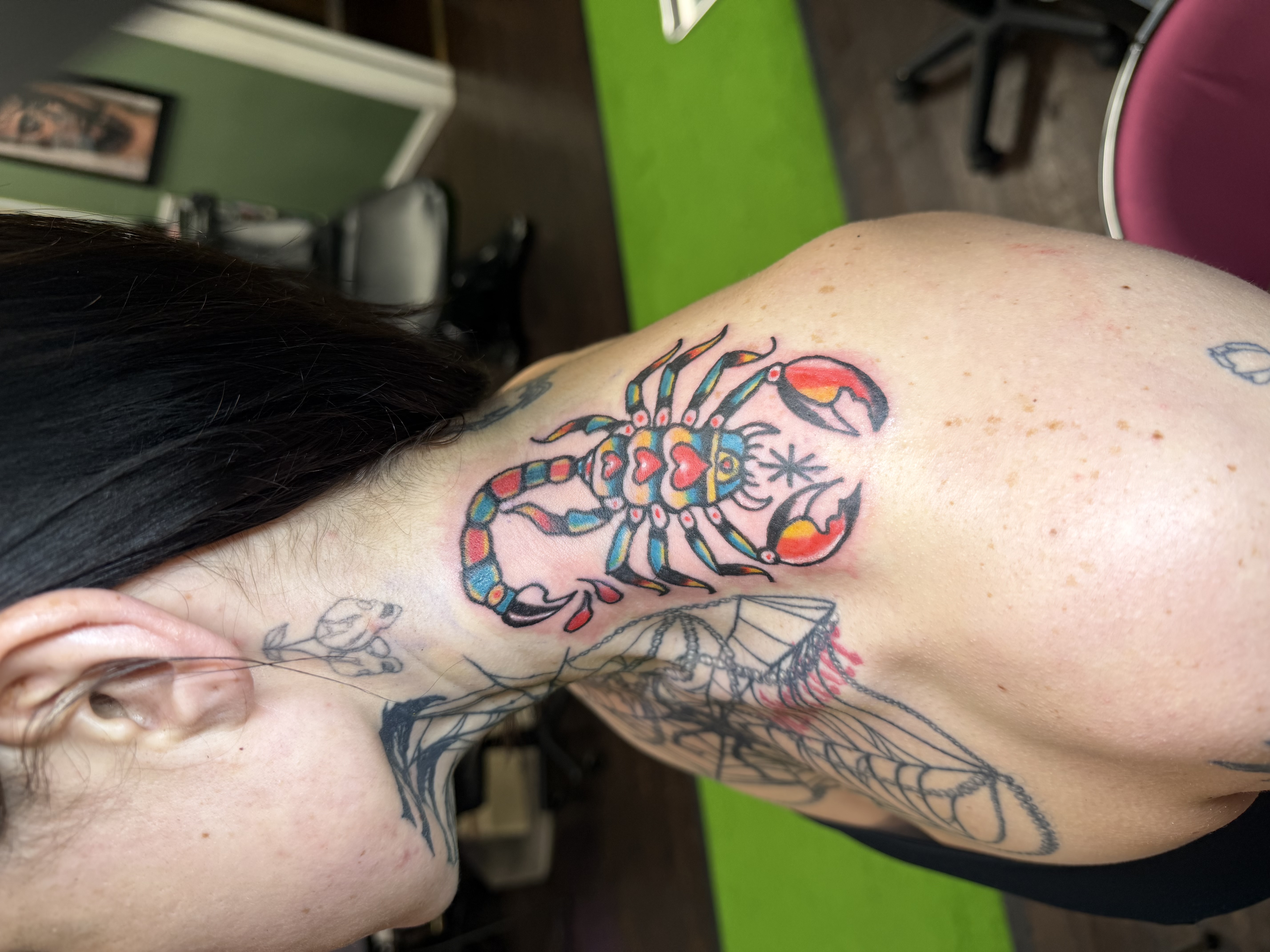 Custom tattoo by Jeffery at Crafted Fate Art Collective