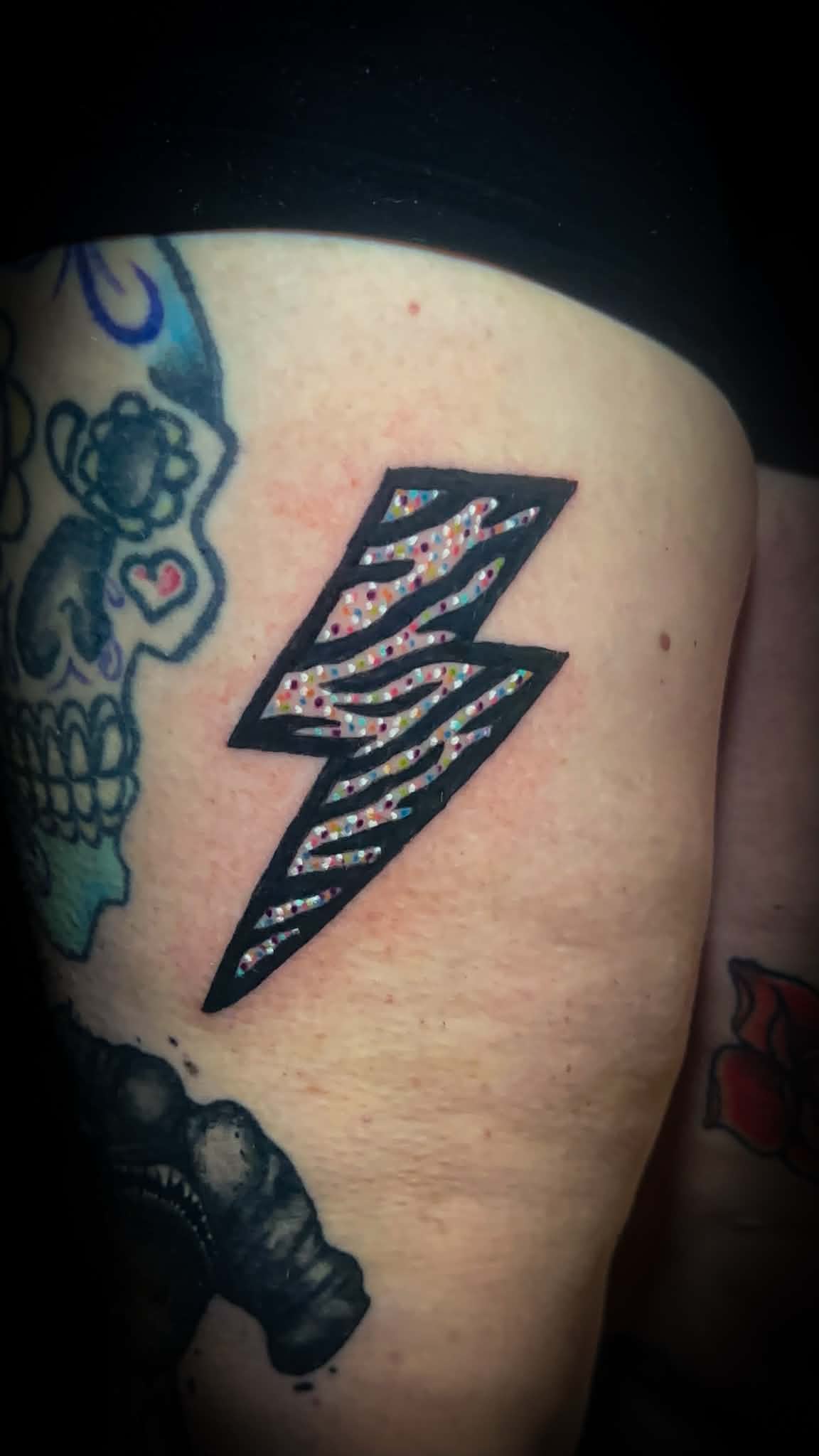 Custom tattoo by Logan at Crafted Fate Art Collective