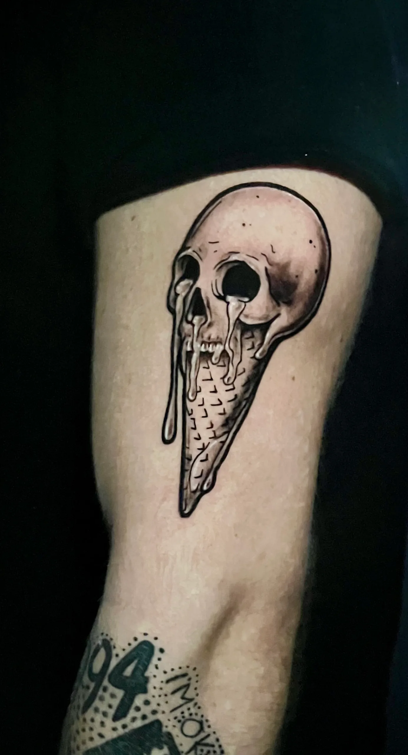Custom tattoo by Victoria at Crafted Fate Art Collective